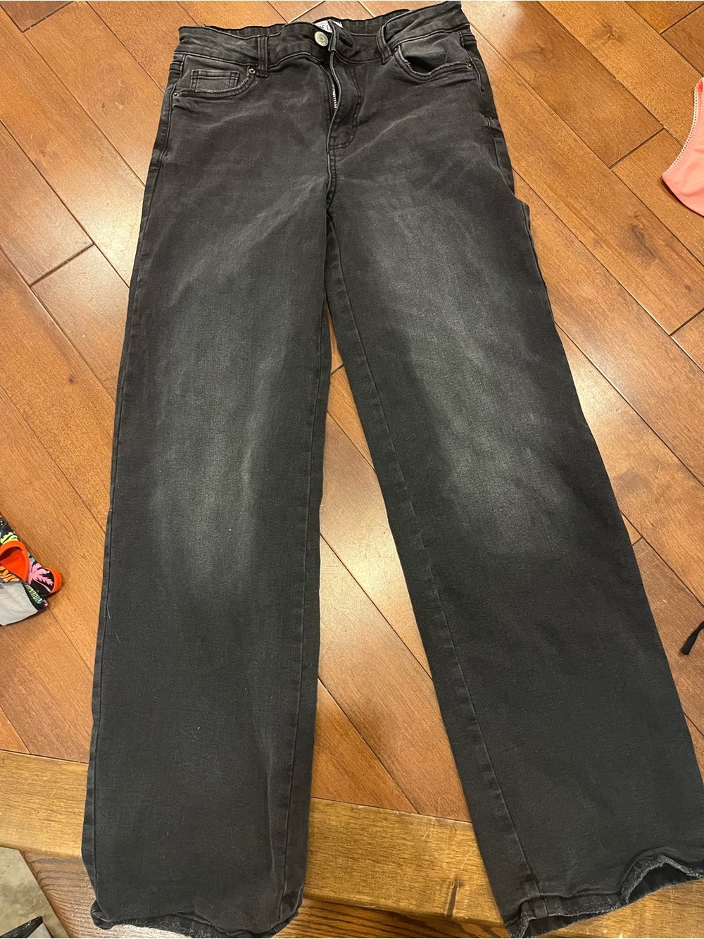 Urban Planet Women's Wide Leg Black Jeans